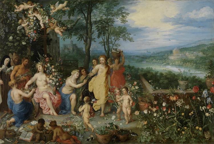 Der Frühling - Jan Brueghel the Elder