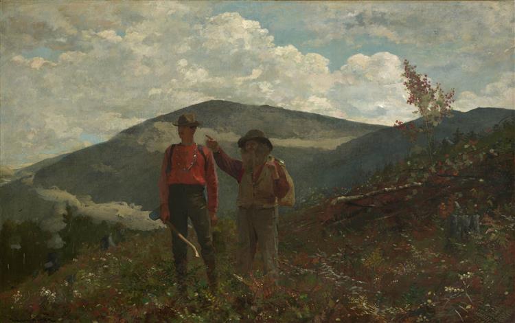 The Two Guides, 1877 - Winslow Homer