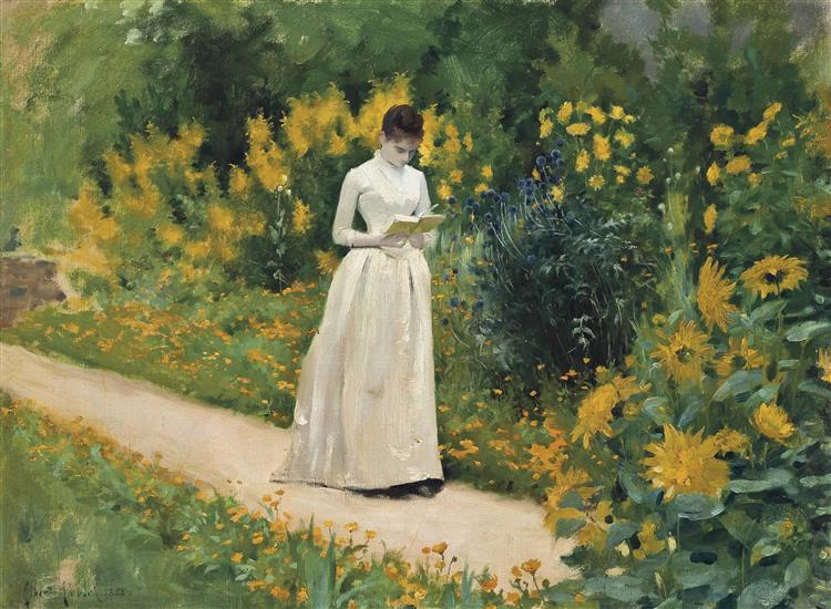 Reading on the Garden Path - Albert Aublet