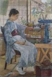 Artificial Flowers, 1901 - 藤島武二
