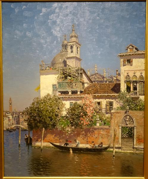 Near the Grand Canal, Venice, 1908 - Martín Rico y Ortega