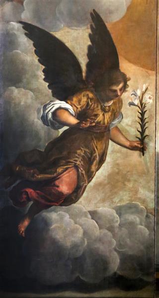 Annunciazione (detail), c.1628 - Palma il Giovane