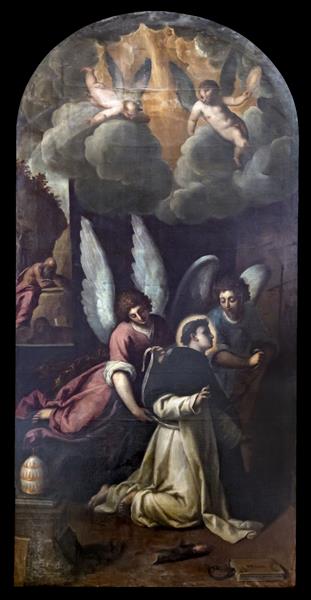 La Vittoria di san Tommaso d'aquino sulla tentazione, c.1628 - Palma il Giovane