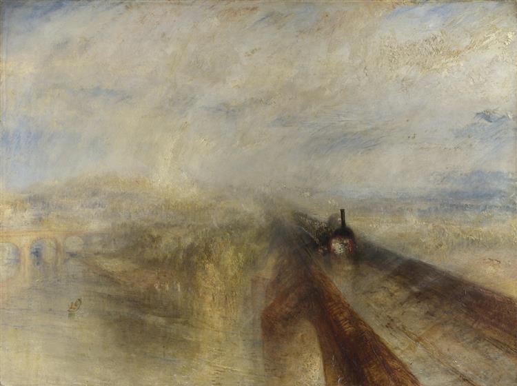 Rain Steam and Speed, The Great Western Railway, 1844 - J.M.W. Turner