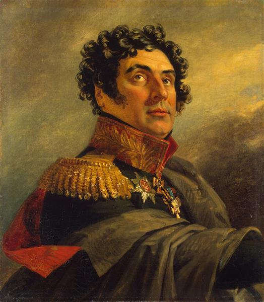 Portrait of Pyotr I. Ivelich, c.1825 - Джордж Доу