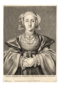 Anne of Cleves - Wenceslaus Hollar