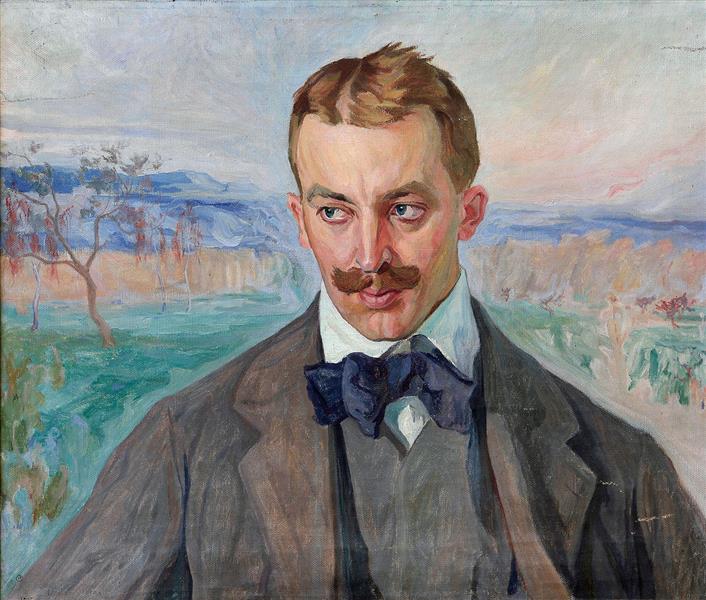 Portrait of Ivan Golubovsky, 1909 - Oleksa Nowakiwskyj