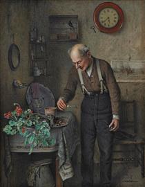 The Early Bird - Charles Spencelayh