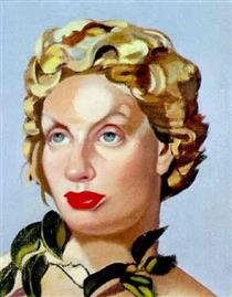 Portrait of Kizette Adult I - Tamara de Lempicka