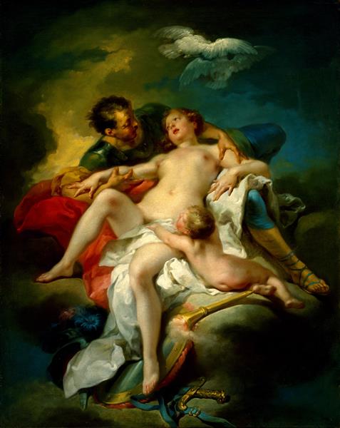 Mars and Venus - Charles-André van Loo