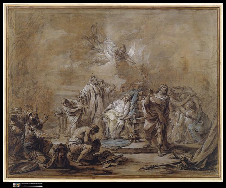 The Sacrifice of Iphigenia, 1756 - 1757 - Шарль Андре Ван Лоо
