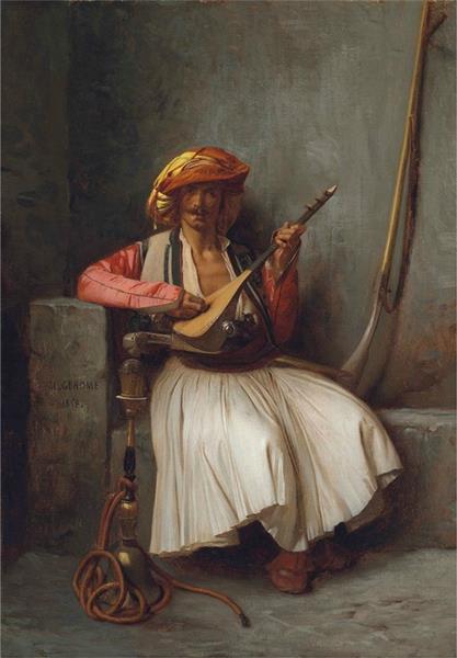 The Mandolin Player, 1858 - Jean-Leon Gerome