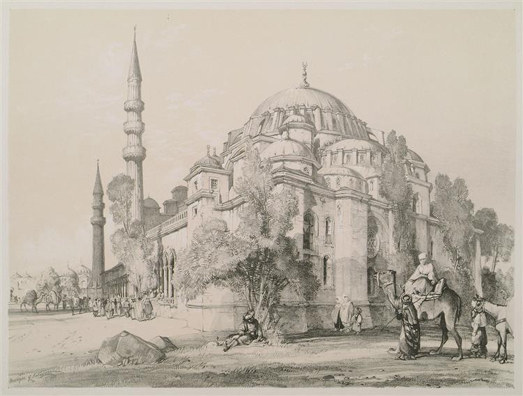 Mosque of Suleymania, 1838 - John Frederick Lewis