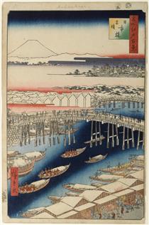 1. Nihonbashi. Clearing After Snow - Hiroshige