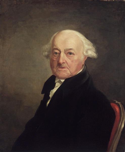 Portrait of John Adams, c.1816 - Сэмюэл Морзе