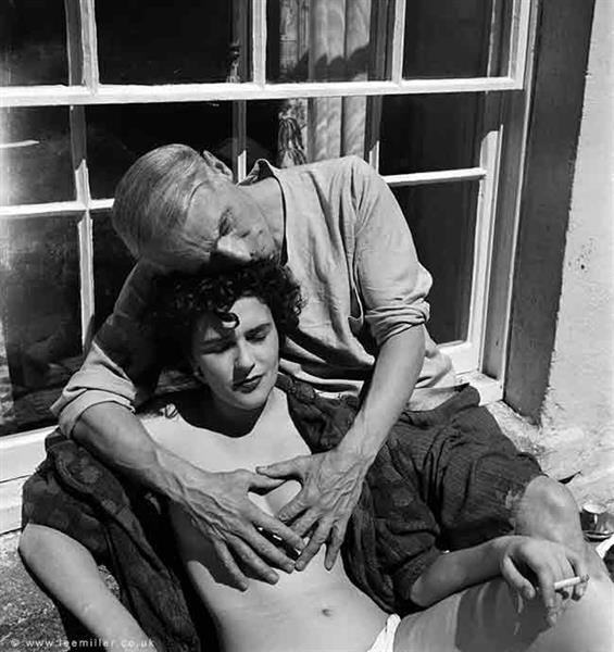 Leonora Carrington and Max Ernst, Lambe Creek, Cornwall, England, 1937 - Lee Miller