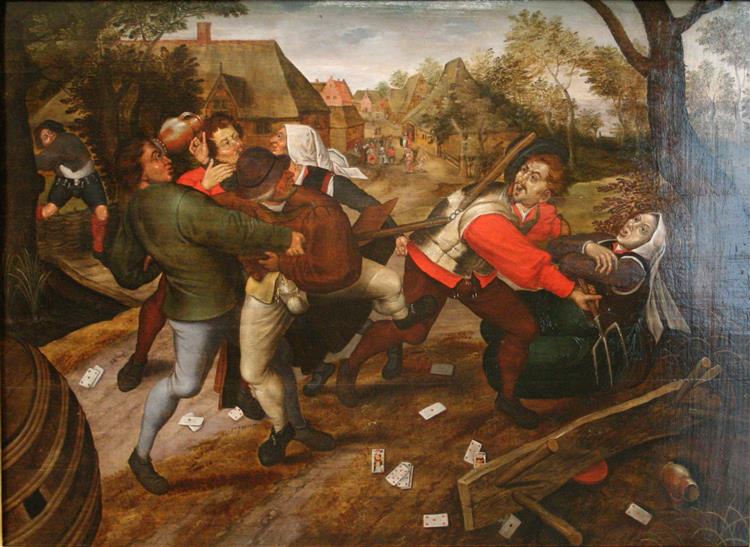 Rixe De Paysans, 1620 - Pieter Brueghel el Joven