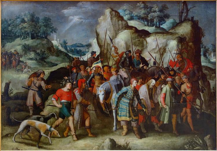 Saint Paul Conduit À Damas Après Sa Conversion - Pieter Bruegel, o Jovem