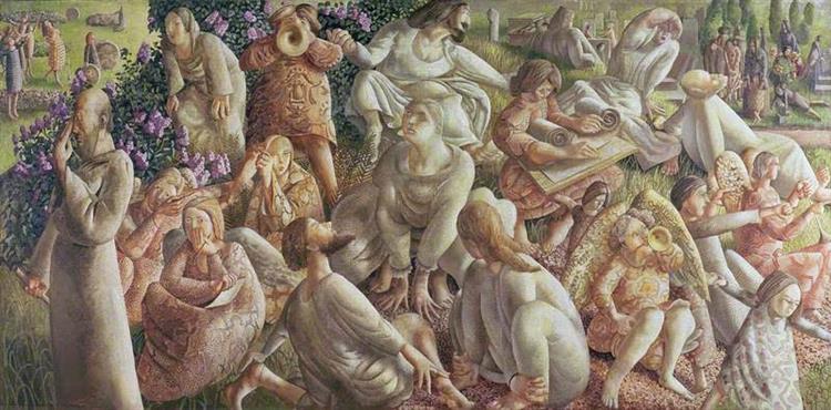 Resurrection. The Hill of Zion, 1946 - Stanley Spencer