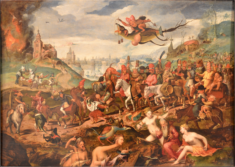 La Tentation de Saint Antoine, 1600 - Pieter Brueghel le Jeune