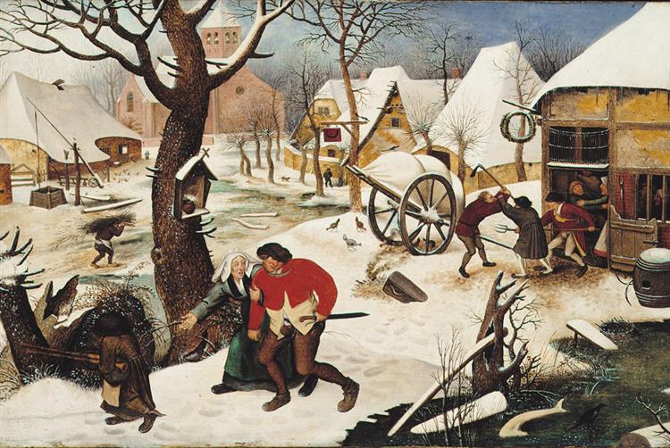 Return from the Inn - Pieter Bruegel, o Jovem