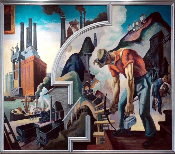 Coal, 1931 - Thomas Hart Benton