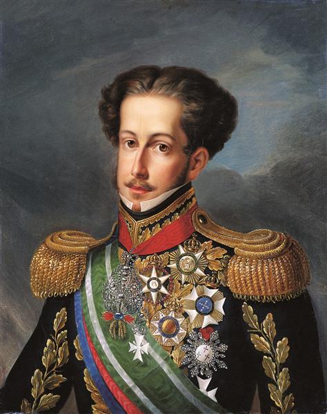 Portrait of Emperor Pedro I, c.1830 - Simplício Rodrigues de Sá