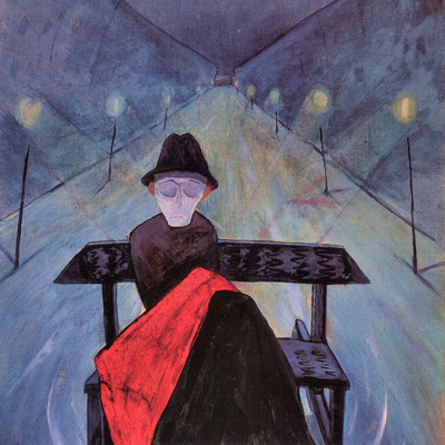 Man in a Sleigh, 1920 - Вальтер Граматте