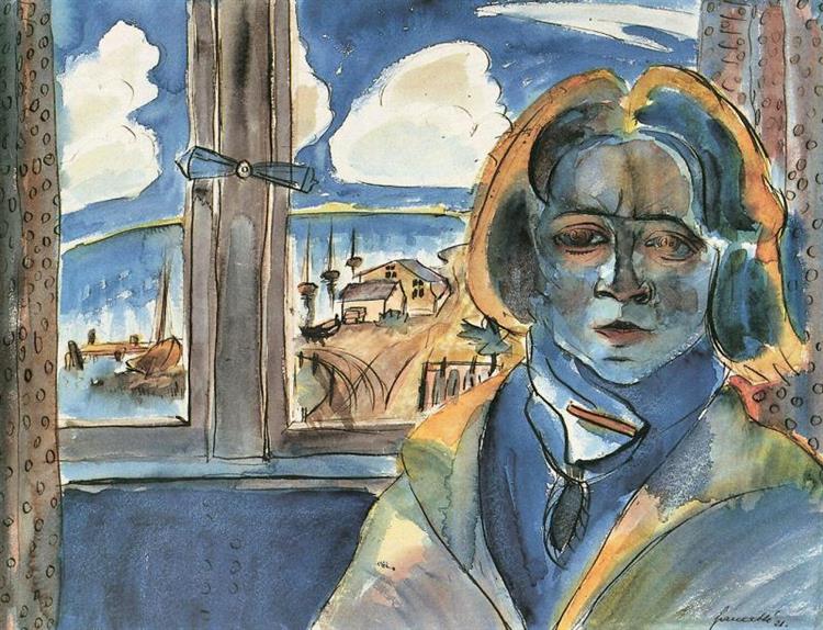 Girl near Window (Sonia Gramatté), 1921 - Вальтер Граматте
