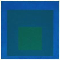 Study for Homage to the Square: Beaming - Josef Albers
