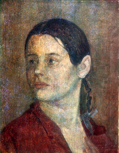 Portrait of a Young Woman, 1936 - Volodymyr Bondarenko