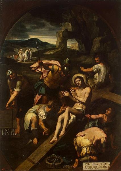 Preparativos Para La Crucifixión, 1582 - Francesco Ribalta