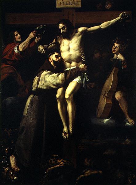 Abrazo De San Francisco Al Crucificado, c.1620 - Francesc Ribalta