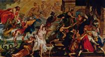 11. The Death of Henry IV and the Proclamation of the Regency - Peter Paul Rubens