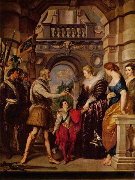 9. The Consignment of the Regency, 1622 - 1625 - Pierre Paul Rubens