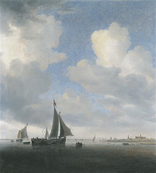 Vista De Alkmaar - Salomon van Ruysdael