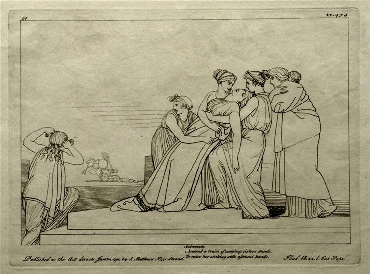Illustration to the Iliad, 1793 - 1795 - John Flaxman