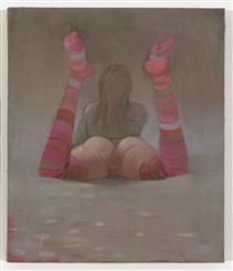 Striped Socks - Lisa Yuskavage