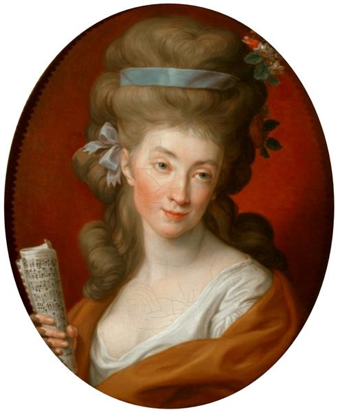 Portrait of Izabela (Elżbieta) Potocka Née Lubomirska as Polyhymnia, 1779 - Pompeo Batoni