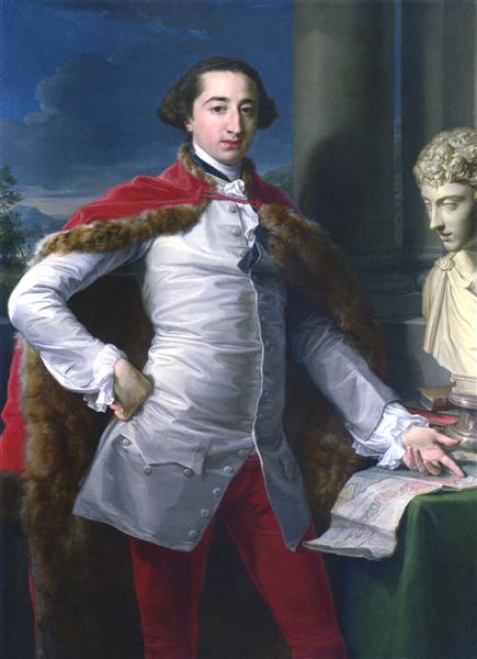 Portrait of Richard Milles, 1758 - Помпео Батоні