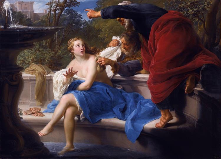 Susanna and the Elders, 1751 - Помпео Батоні