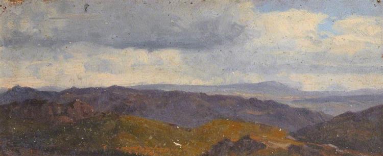 Distant Mountains, 1869 - Thomas Stuart Smith