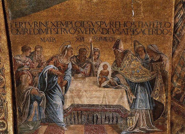 Presentation of Christ in the Temple - Domenico Tintoretto
