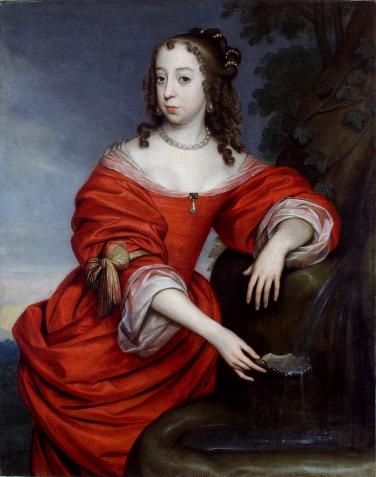 Portrait of Albertine Agnes Van Oranje-Nassau, 1634 - Gerard van Honthorst
