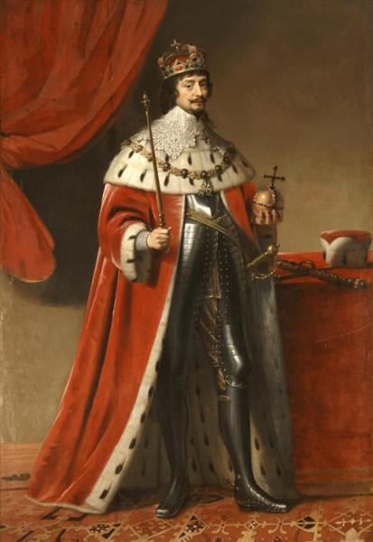 Portrait of Frederick V, Elector Palatine, as King of Bohemia, 1634 - Геррит ван Хонтхорст