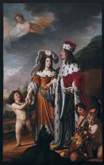 Louise Henriette Leads Friedrich Wilhelm, Elector of Brandenburg, to Her Parents - Геррит ван Хонтхорст