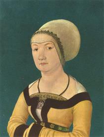 Porträt Einer 34 Jährigen Frau - Hans Holbein el Viejo