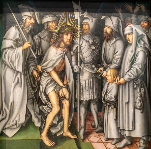 Ecce Homo (Grey Passion-6), c.1494 - c.1500 - Ганс Гольбейн