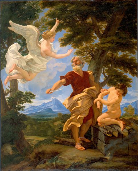 Abraham's Sacrifice of Isaac - Giovanni Battista Gaulli