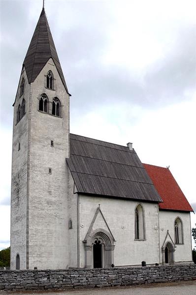 Ekeby Church, Gotland, Sweden, c.1200 - Romanesque Architecture